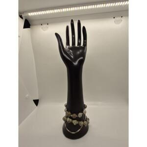 Classy Female African American Black Mannequin Hand Jewelry Display Stand